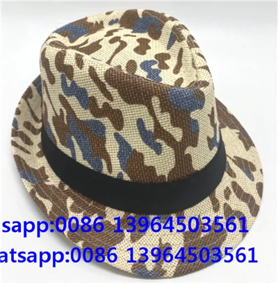 Spot Deco Fedora qisqa shlyapa
