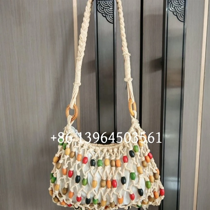 Moda woven ayol plyaj sumkalari