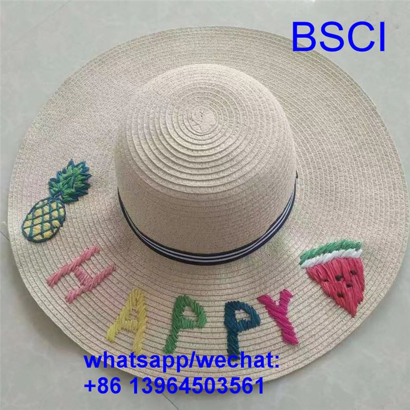 Packable Sun Hat Paper Handmade