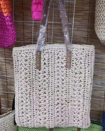 Crochet Pattern Ayollar qo'lda ishlangan ichi bo'sh yelkali sumka