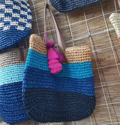 Gradient Ramp Crochet Girl Ayollar sumkasi