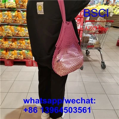 Net Mesh Turtle Bag String Savatga sumkasi